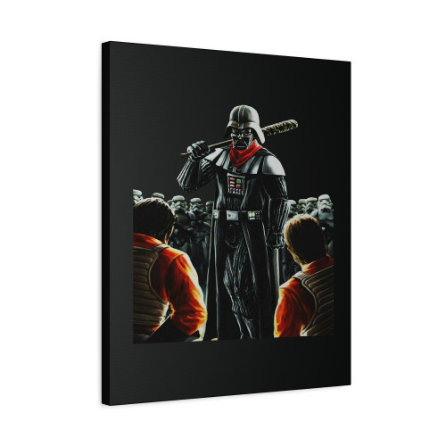 Darth Vader Negan Walking Dead Star Wars Canvas Print Poster