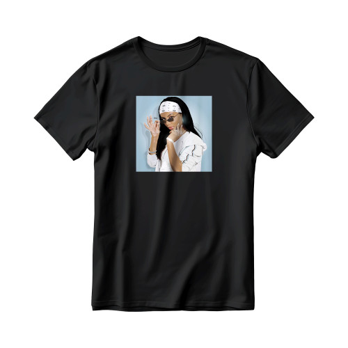 Aaliyah Soft Blue Men's T-Shirt