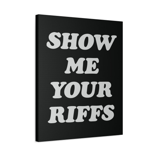 How Me Your Riffs Sleater Kinney Canvas Print Poster