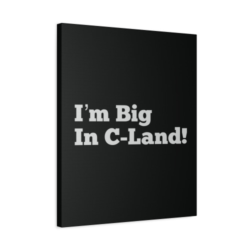 Im Big In Cleveland Canvas Print Poster