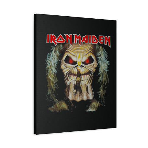 Iron Maiden Eddie Candle Finger Band Canvas Print Poster Iron Maiden Eddie Candle Finger Band Canvas Print Poster