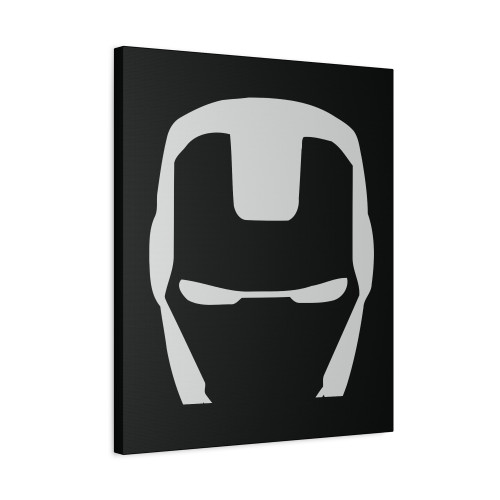 Iron Man Helmet Marvel Comics Avengers Canvas Print Poster