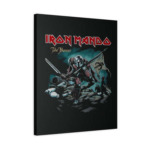 Iron Mando The Hunter Canvas Print Poster