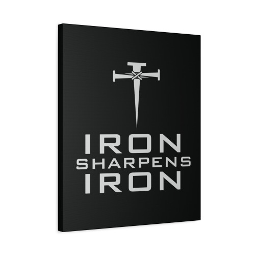 Iron Sharpens Iron Canvas Print Poster