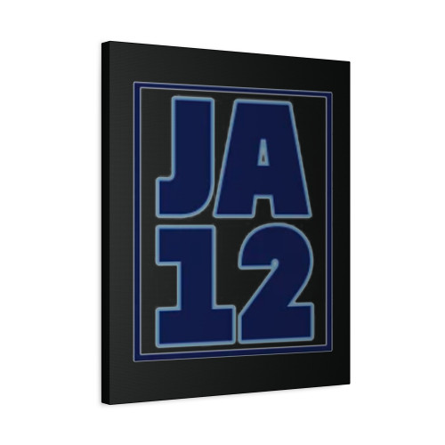 Ja Morant 12 Memphis Basketball Canvas Print Poster