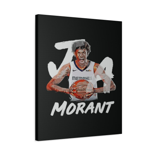 Ja Morant Basketball Canvas Print Poster