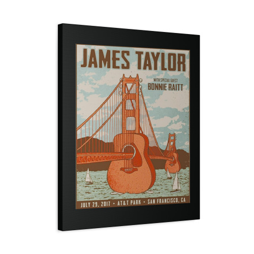 James Taylor Band Canvas Print Poster