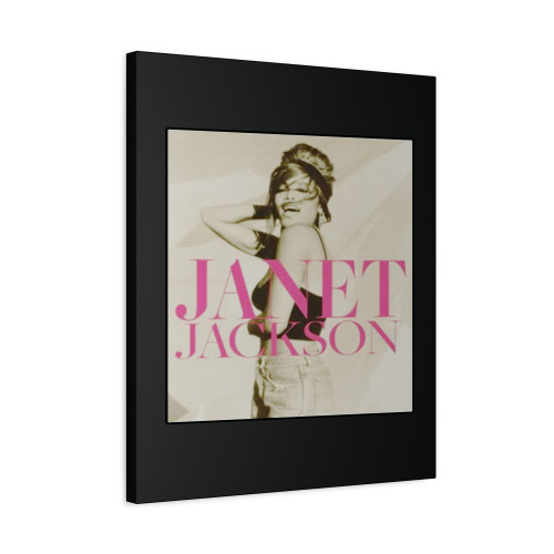 Janet Jackson American Singer Songwriter Canvas Print Poster