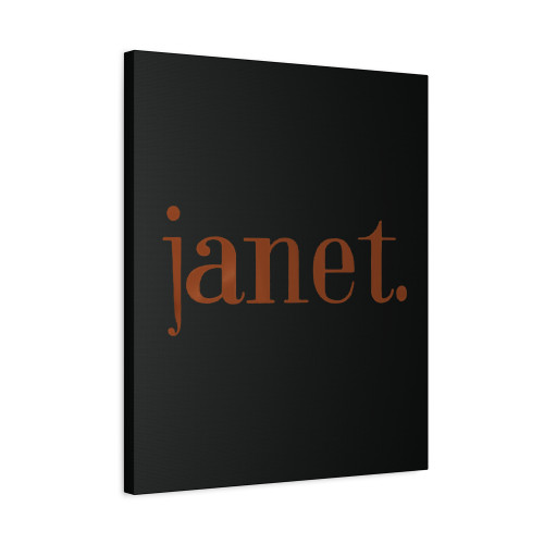 Janet Jackson Together Again Tour 2023 Text Canvas Print Poster