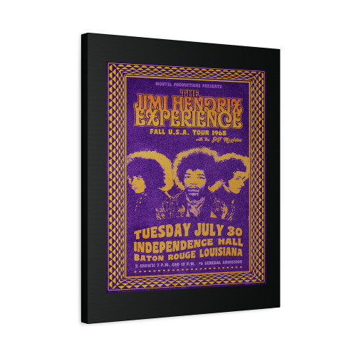 Jimi Hendrix Experience Concert Canvas Print Poster Jimi Hendrix Experience Concert Canvas Print Poster