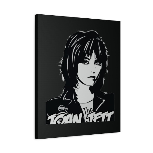 Joan Jett Cartoon Canvas Print Poster