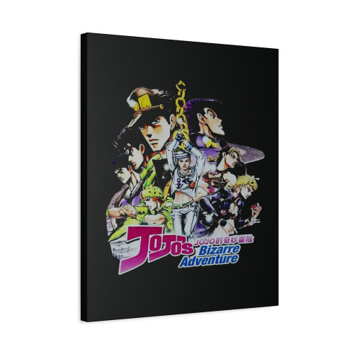 Jojo's Bizarre Adventure Anime Jotaro Jonathan Dio Canvas Print Poster