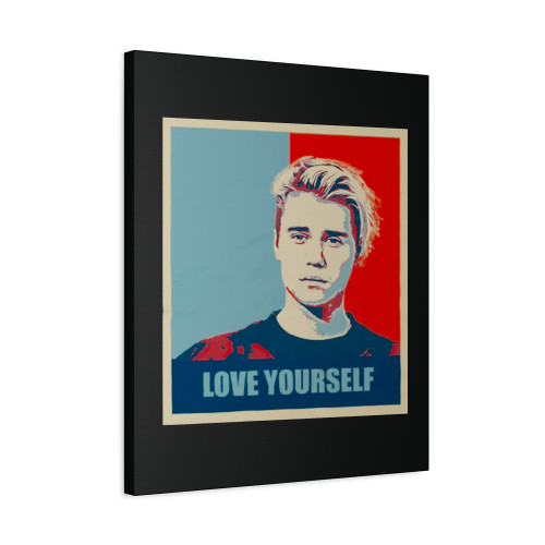 Justin Bieber Love Yourself Canvas Print Poster