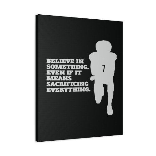Kaepernick Believe In Canvas Print Poster