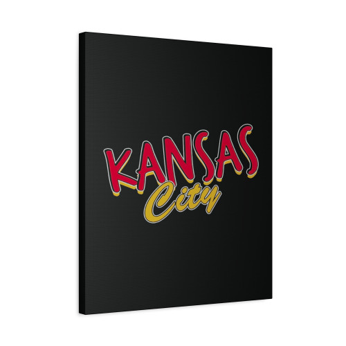 Kansas City Football Vintage Canvas Print Poster