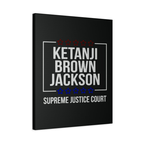 Kbj Ketanji Brown Jackson Supreme Justice Court Judge Jackson Canvas Print Poster