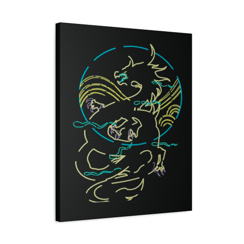 Kda Akali Dragon Canvas Print Poster