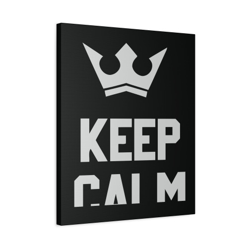 Keep Calm And Carry On Canvas Print Poster