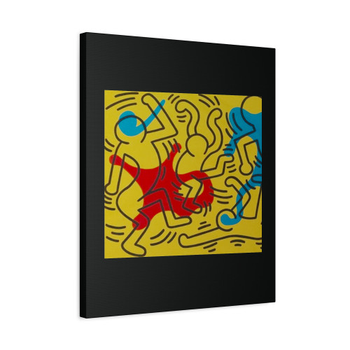 Keith Haring Cushion Canvas Print Poster