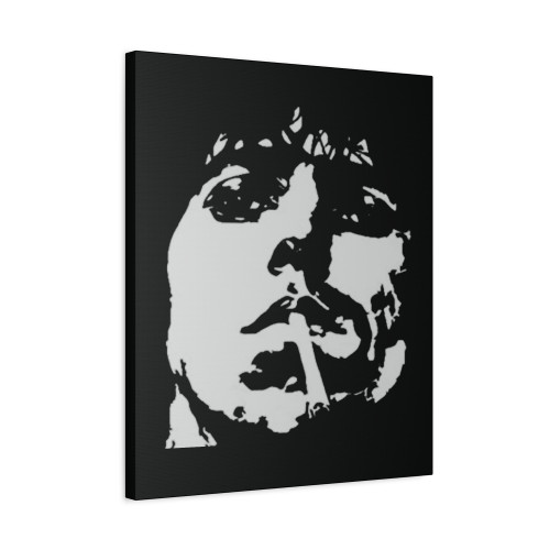 Keith Richards Smok Canvas Print Poster