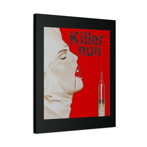 Killer Nun Canvas Print Poster
