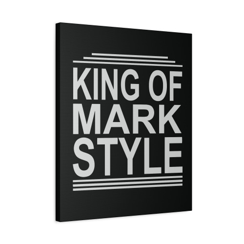 King Of Mark Style Canvas Print Poster