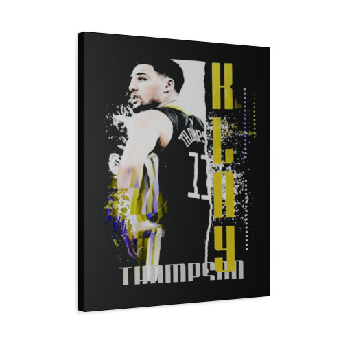 Klay Basketball Vintage 90S Canvas Print Poster