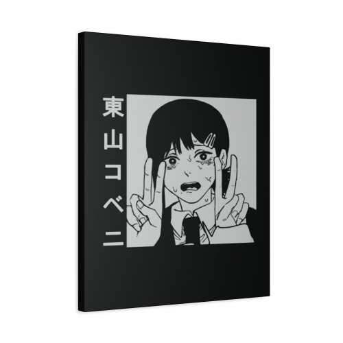 Kobeni Higashiyama Chainsaw Man Warrior Denji Makima Pochita Horror Anime Canvas Print Poster