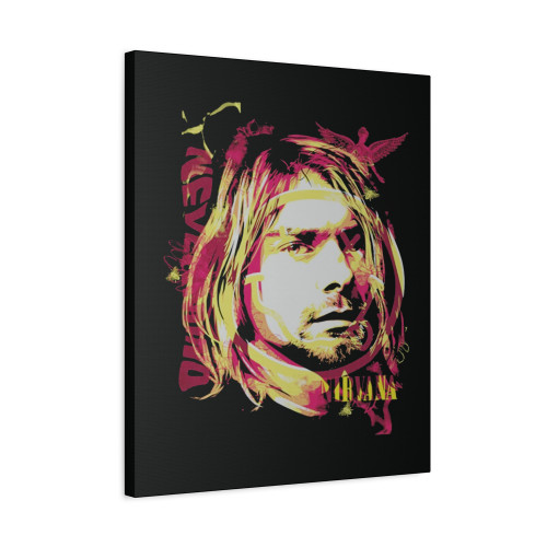 Kurt Cobain American Canvas Print Poster