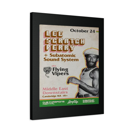 Largeup Presents The Super Ape Returns To Conquer Tour With Lee Scratch Perry Canvas Print Poster