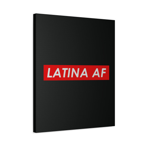 Latina Af Design Canvas Print Poster