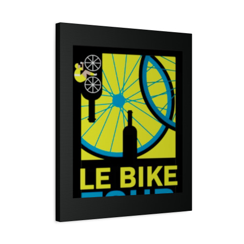 Le Bike Tour France Cycling Canvas Print Poster