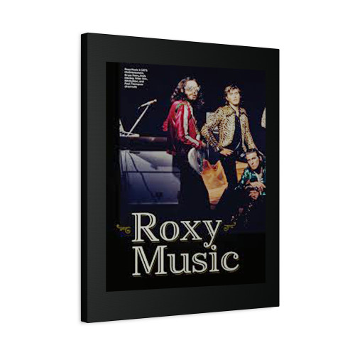 Roxy Music In 1972 Canvas Print Poster