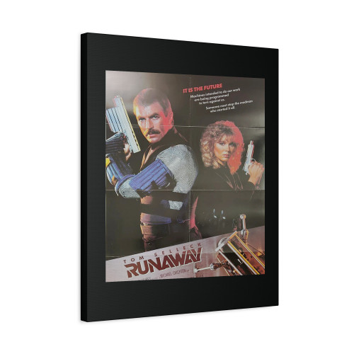 Runaway - 1984 Movie Poster Original Vintage Canvas Print Poster