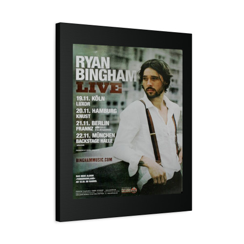 Ryan Bingham Tomorrowland Tour 2012 Canvas Print Poster