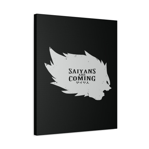 Saiyans Are Coming Canvas Print Poster