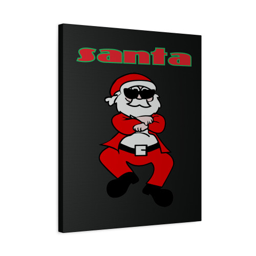 Santa Style Canvas Print Poster