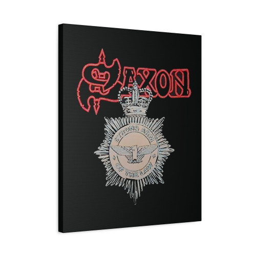 Saxon Strong Arm Of The Law Canvas Print Poster