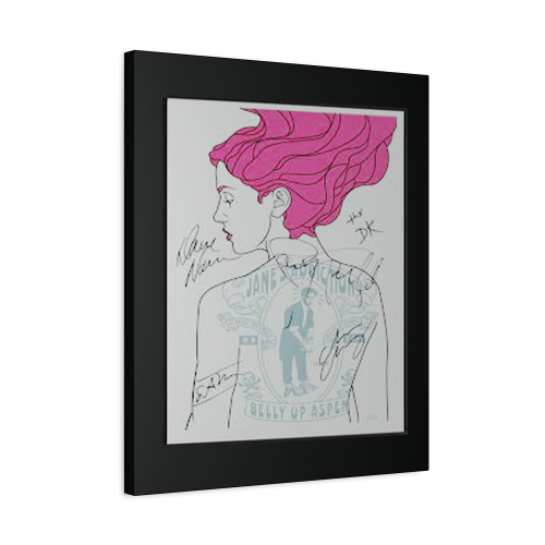 Scrojo Jane's Addiction Autographed Canvas Print Poster