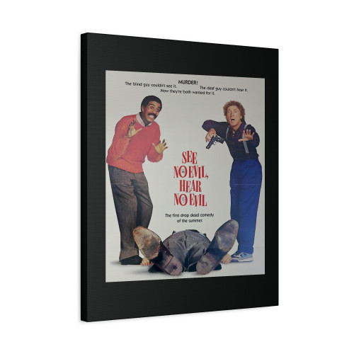 See No Evil Hear No Evil 1989 Movie Poster Original Canvas Print Poster