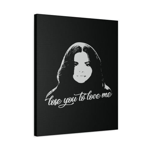 Selena Gomez Lose You To Love Me Sketch Canvas Print Poster
