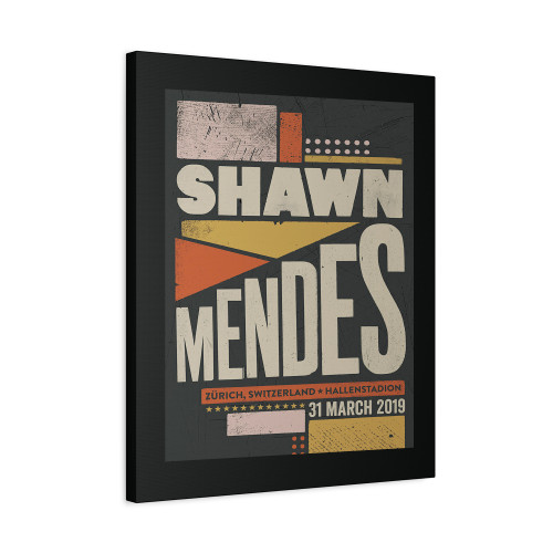 Shawn Mendes At Zurich Switzerland Canvas Print Poster