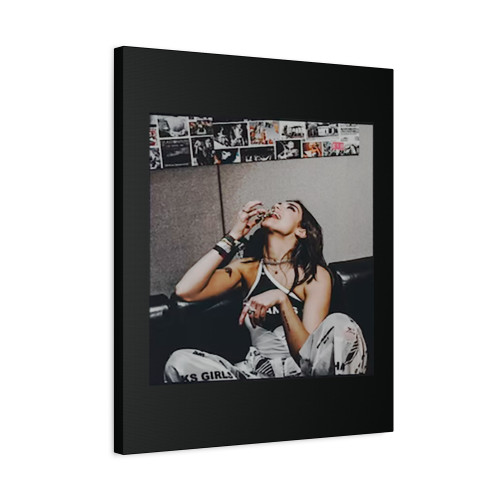 Singer Lipa Vintage Dua Lipa Canvas Print Poster