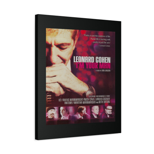 Leonard Cohen I'm Your Man Canvas Print Poster