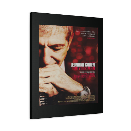 Leonard Cohen I'm Your Man Poster Canvas Print Poster