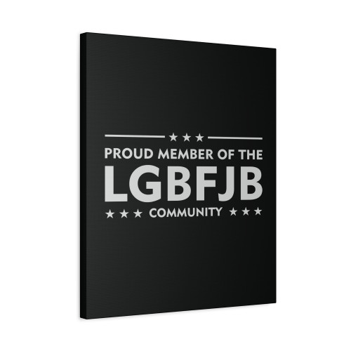 Let S Go Brandon Chant Brandon Biden Funny Biden Fjb Republican Canvas Print Poster