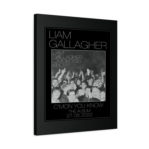 Liam Gallagher C'mon You Know The Album Poster Canvas Print Poster