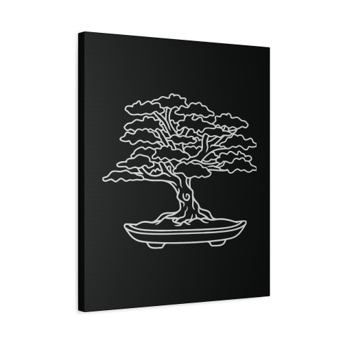 Little Tree Mini Bonsai Leaves Tree Canvas Print Poster