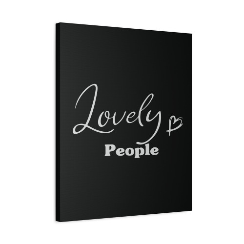 Lovely People Canvas Print Poster
