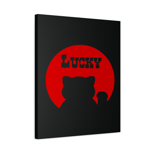 Lucky Maneki Neko Canvas Print Poster